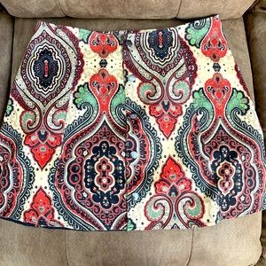 Fashion Union Button Front Mini Skirt M